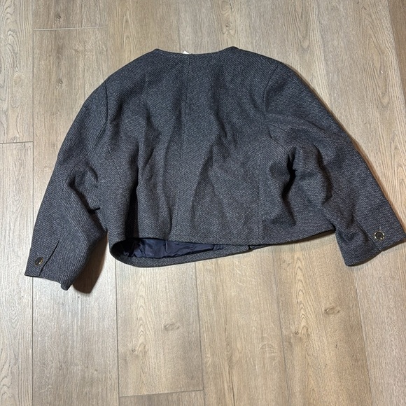 NWT! Banana Republic Midnight Navy Blue Tweed Lady Jacket - Multiple Sizes 💎💫 - Picture 9 of 9